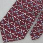 #1A Vito Rufolo Made In Italy Gray White Black Mens  Neck Tie # 1A