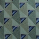 New BILL BLASS OLIVE GREEN DIAMOND PATTERN MEN NECK TIE Men Designer Tie EUC
