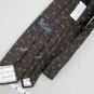 Vtg Pierre Cardin Monogram Skinny Micro Paisley Floral Texture 70s Neck Tie V-4