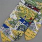 VINTAGE Rare  SEARS YELLOW GREEN LOCOMOTIVE ENGINE 1960 60s 70s Neck Tie #V-3