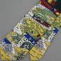 VINTAGE Rare SEARS YELLOW GREEN LOCOMOTIVE ENGINE 1960 60s 70s Neck Tie #V-3