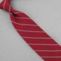 Vtg Rare Christian Dior Monogramme Gold Red Narrow 70s 60s Necktie Neck Tie VE1