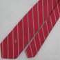 Vtg Rare Christian Dior Monogramme Gold Red Narrow 70s 60s Necktie Neck Tie VE1
