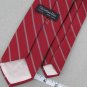 Vtg Rare Christian Dior Monogramme Gold Red Narrow 70s 60s Necktie Neck Tie VE1