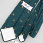 Vtg Rare Continental  Lion Repeat Green Gold Texture 60s Mens Neck Tie #V-4 EVC