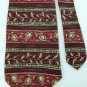 Basics By Craft & Barrow Stripe Maroon Neck Tie Men Designer Tie EUC