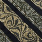 New SALEM STRIPE BLACK YELLOW OLIVE SILK MEN NECK TIE Men Designer Tie