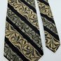 New SALEM STRIPE BLACK YELLOW OLIVE SILK MEN NECK TIE Men Designer Tie