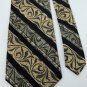 New SALEM STRIPE BLACK YELLOW OLIVE SILK MEN NECK TIE Men Designer Tie