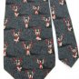 STRUCTURE BODY BUILDER DarkGreen KHAKI RED NECK TIE Men Designer Tie EUC