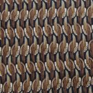 STAFFORD STRIPE BROWN BLACK OLIVE SILK MEN NECK TIE Men Designer Tie EUC