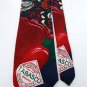 TABASCO OYSTERS RED BLUE GREEN HOT SAUCE Men Designer Tie EUC