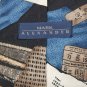 MARK ALEXANDER AMERICAN LEAGUE BLUE RED Men Neck Tie Men Designer Tie EUC