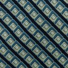 ANDHURST STRIPE NAVY BLUE BEIGE SILK NECK TIE Men Designer Tie EUC