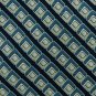 ANDHURST STRIPE NAVY BLUE BEIGE SILK NECK TIE Men Designer Tie EUC