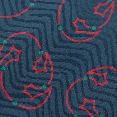 CLAIBORNE NAVY RED GREEN SILK Men Neck Tie Men Designer Tie EUC