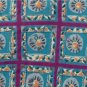 #1A LT DESIGNS Turquoise Violet Square Men  Silk TIE NECKTIE