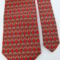 SUMMIT HILLS VTG NARROW LINKS RED YELLOW MEN NECK TIE Men Designer Tie EUC