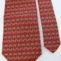 SUMMIT HILLS VTG NARROW LINKS RED YELLOW MEN NECK TIE Men Designer Tie EUC