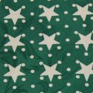 ABERCROMBIE & FITCH STARS Polka DOT GREEN White Neck Tie Men Designer EUC