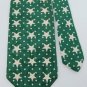 ABERCROMBIE & FITCH STARS Polka DOT GREEN White Neck Tie Men Designer EUC