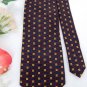 NWT KEITH DANIELS NavyBlue RED YELLOW CHECKER NECK TIE Men Designer Tie EUC