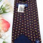 NWT KEITH DANIELS NavyBlue RED YELLOW CHECKER NECK TIE Men Designer Tie EUC