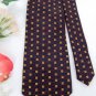 NWT KEITH DANIELS NavyBlue RED YELLOW CHECKER NECK TIE Men Designer Tie EUC