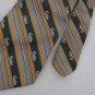 Vintage Rare Pierre Cardin Logo GreenTexture 70s 60s 1970 Mens Neck Tie  #EV