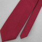 VINTAGE DAMON RED POLKA DOT FAT TEXTURE 60s 70s Mens Neck Tie #V-3 EVC