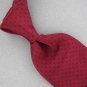 VINTAGE DAMON RED POLKA DOT FAT TEXTURE 60s 70s Mens Neck Tie #V-3 EVC
