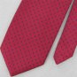VINTAGE DAMON RED POLKA DOT FAT TEXTURE 60s 70s Mens Neck Tie #V-3 EVC
