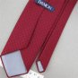 VINTAGE DAMON RED POLKA DOT FAT TEXTURE 60s 70s Mens Neck Tie #V-3 EVC