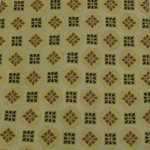 #1A New Today's Man Italy Woven Diamond Square Gold Tan Khaki  Tie NECKTIE