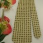 #1A New Today's Man Italy Woven Diamond Square Gold Tan Khaki  Tie NECKTIE