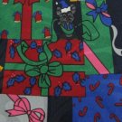 #1A New FRATELLO HAND MADE Christmas Holiday GIFT MOUSE NAVY RED  Necktie Tie