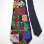 #1A New FRATELLO HAND MADE Christmas Holiday GIFT MOUSE NAVY RED Necktie Tie