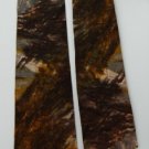 #1A Vintage 1 3/4" W Dolores Mallen Abstract Flat End Neck Tie