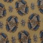 CLUB ROOM ART DECO GOLD BLUE SILVER SILK MEN NECK TIE Men Designer Tie EUC