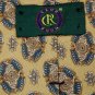 CLUB ROOM ART DECO GOLD BLUE SILVER SILK MEN NECK TIE Men Designer Tie EUC