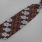 Vtg Anonymous Brown Pottery Vase Clipon Clip-On 1960 60s 70s Mens Neck Tie #V-4