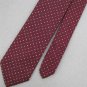 VINTAGE JC PENNEY MAROON STRIPE TEXTURE 1970 1960 60s 70s Mens Neck Tie #V-1 EVC