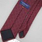 VINTAGE JC PENNEY MAROON STRIPE TEXTURE 1970 1960 60s 70s Mens Neck Tie #V-1 EVC