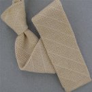 Vtg G Marcus Square Tip Beehive Knit Short 70s Cotton Mens Neck Tie #WV-138 EVC