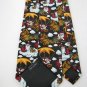 #1A New Christmas Santa Reindeer Sleigh CLOUD STAR BLACK WHITE RED MENS Necktie