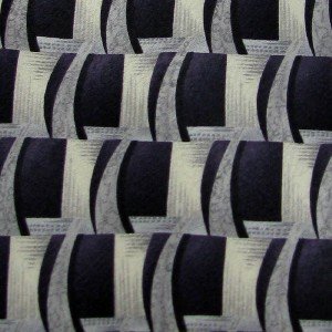 #1A New Pierre Cardin Wave Stripe Indigo OldLace Black  MENS Neck Tie NECKTIE