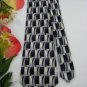 #1A New Pierre Cardin Wave Stripe Indigo OldLace Black  MENS Neck Tie NECKTIE