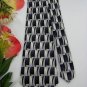 #1A New Pierre Cardin Wave Stripe Indigo OldLace Black MENS Neck Tie NECKTIE