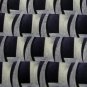 #1A New Pierre Cardin Wave Stripe Indigo OldLace Black MENS Neck Tie NECKTIE