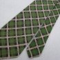 New Elite Made In Italy Green Blk Plaid Square Luxury Neck Tie Men Designer Tie